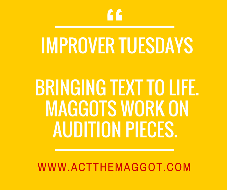 IMPROVERS CLASS - bring TEXT TO LIFE